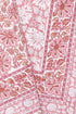 20s Cotton Bed Cover in Floral Block Print